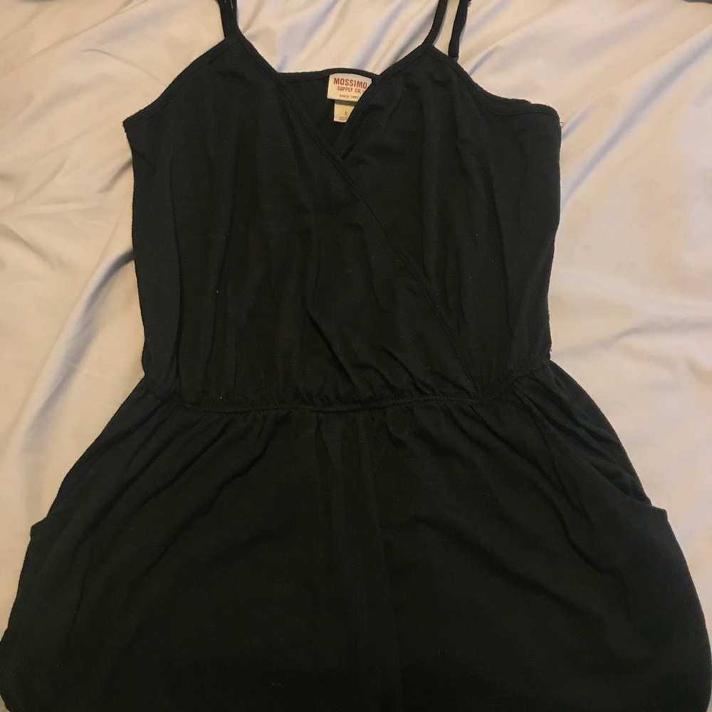 Large Black Romper